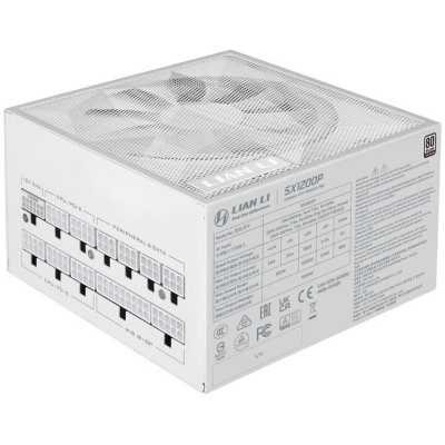 ���� ������� Lian Li SX1200P White ATX 3.1, 1200W, 80 PLUS Platinum, Fully Modular G9P.SX1200P.W000.RU