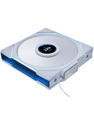 ���������� Lian Li UNI FAN TL WIRELESS LCD 140 Reverse Blade / 14RTLLCD1W1W WHITE / 140x140x28�� (PWM, ARGB, 1600 ��/��� (Max.), 29,4dBa) / G99.14RTLLCD1W1W.R0
