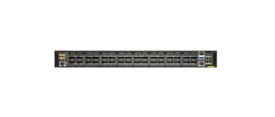 ���������� Edge-corE 9716-32D-O-AC-F Edge-corE AS9716-32D, 32-Port 400G QSFP56-DD switch, ONIE software installer, Broadcom Tomahawk3 12.8 Tbps,Intel Xeon� Processor D1518, dual AC PSUs and Fan Modules with port-to-power airflow, rack mount kit (front and