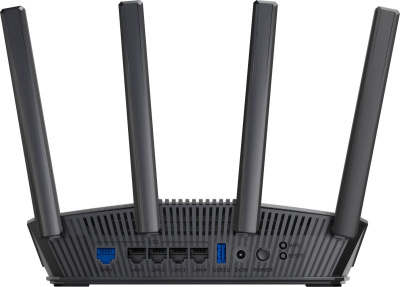 Wi-Fi ������ ASUS RT-BE82U, Wi-Fi 7, BE6500, 2.4/5���, 4 LAN, ������