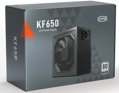 ���� ������� PcCooler ATX 650W P3-F650-W1H 80 PLUS WHITE (20+4pin) APFC 120mm fan 6xSATA Cab Manag RTL