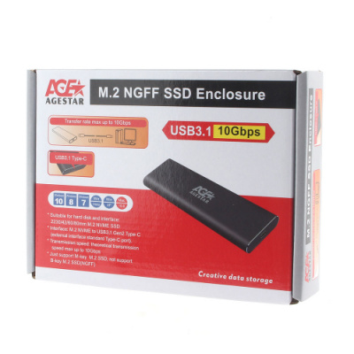 ������� ������ ��� SSD M2 AgeStar 31UBNV1C mSATA USB 3.0 �������� �����