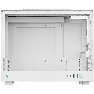 ������ Deepcool CH160 PLUS WH ��� ��, ������� ���� (���������� ������), �����, MICRO ATX/MINI-ITX