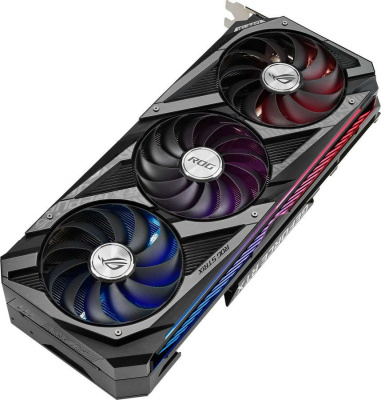  RTX3060 12288Mb ASUS ROG-STRIX-RTX3060-O12G-V2-GAMING GDDR6 192bit 2xHDMI 3xDP LHR RTL