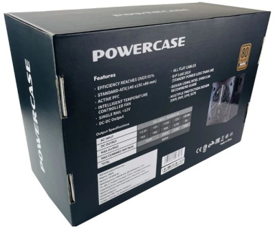 ���� ������� Powercase PB600 80 Plus Bronze, ATX 2.31, 600W, APFC, PS-600B-DC