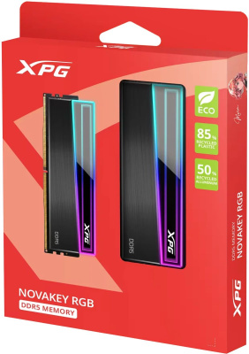 ����������� ������ A-Data XPG Novakey AX5U6000C3032G-DCNKRBK DDR5 - 2x 32�� 6000���, DIMM, ECC, Ret