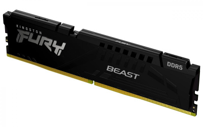 ����������� ������ 32Gb Kingston FURY Beast Black DDR5, DIMM, PC41600, 5200Mhz, CL40 (KF552C40BB-32) (retail)