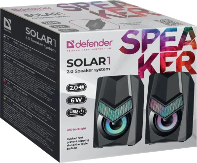 ������������ 2.0 ������� Defender Solar 1 6��, ���������, ������� �� USB