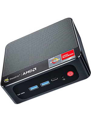 ����-�� Beelink SER5, AMD Ryzen 5 5500U/16 �� DDR4/480 �� SSD/AMD Radeon Graphics/��� ��, ������ (BL/SER5/5500U/16G/480G/2.5G*1/Black)