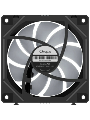 �������� ������������ (3 ��) Ocypus Gamma F12 UNI BK ARGB 3 IN 1, 3x120x120x25mm, 4-PIN PWM, 800-1800 RPM, 31 DBA MAX, HYDRO BEARING