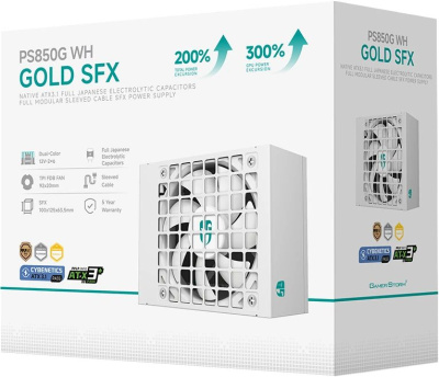 ���� ������� Deepcool GamerStorm PS850G WH SFX 4.1, ATX 3.1, 850W, Cybenetics Platinum / PPLP Gold, �����, RET