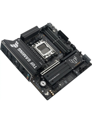 ����������� ����� ASUS TUF GAMING B850M-PLUS WIFI7, AM5, B850, 4*DDR5, 4*SATA, 3*M.2, 7*USB 3.2, 4*USB 2.0, Type-C, 1*PCIx16, 1*PCIx1, DP+HDMI, mATX; 90MB1MU0-M0EAY0