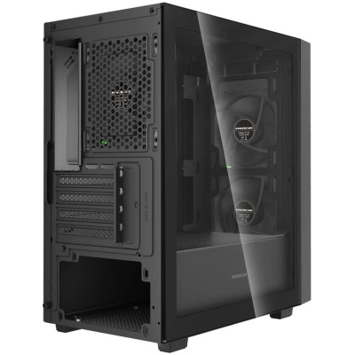������ Powercase Mistral SM03 ARGB, Tempered Glass, 3x120mm ARGB PWM fans, ������, mATX  (CMMSM03B-A3)