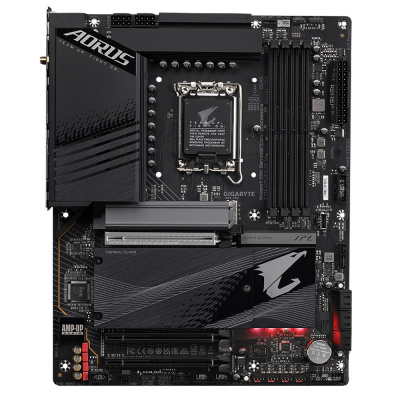 ����������� ����� Gigabyte [Z790 AORUS ELITE AX] Z790 AORUS ELITE AX, Socket 1700, Intel�Z790, 4xDDR5-4800, HDMI+DP, 3xPCI-Ex16, 6xSATA3(RAID 0/1/5/10), 4xM.2, 8Ch