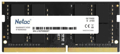 ����������� ������ 8Gb Netac NTBSD4N32SP-08 DDR4 3200MHz SO-DIMM