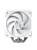 ����� 1STPLAYER FROST BITE FB12-4 White / 4HPx6mm, single tower, 210W TDP, 1x120mm fan, 800-2300 RPM, 70.15 CFM, 34.8 dBA / FB12-4-WH