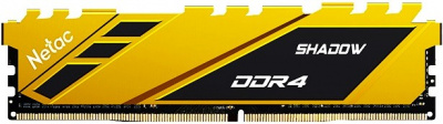 ����������� ������ 8Gb DDR4 3200MHz Netac Shadow Yellow (NTSDD4P32SP-08Y)