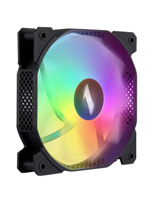���������� 1STPLAYER F7R Black / 120mm Reverse ARGB 3pin 5V PWM 4pin 12V 600-1800rpm 56.34cfm 36.99dBA / F7R-BK / BULK