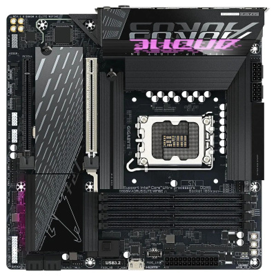 ����������� ����� GigaByte B860M Aorus Elite WIFI6E Soc-1851 Intel B860 , mATX, Ret