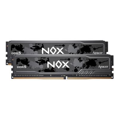 ������ Apacer DDR5 32GB Kit (2x16Gb) 5600 MT/s CL40 AH5U32G56C522MBAA-2 NOX w/HS RP