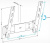 ��������� Holder LCD-T4612-B ������ ��� �� �� 32-65" ��������� �� ����� 68�� ������ -8�/+17� VESA 400x400 �� 40 ��