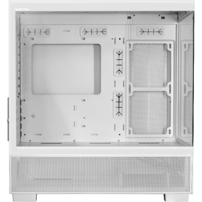 ������ XASTRA Q500M-0F White mATX/Aquarium/Screewless/no fans/ Q500M-0F-WH