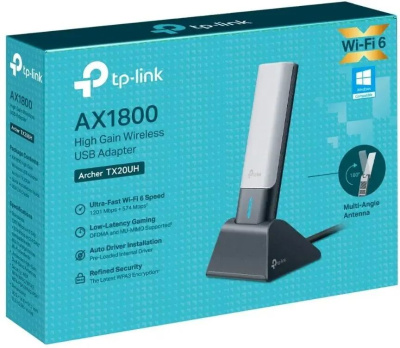 TP-LINK Archer TX20UH AX1800 ��������������� Wi-Fi 6 USB-������� �������� ��������