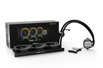 ������� �������� ���������� Be Quiet Pure Loop 2 FX 360mm (BW015) Socket 115x/1200, 1700, 1851, 2011-3, 2066, AM4, AM5 3x120 ��, Black