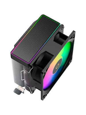 ����� Ocypus Gamma A20 BK ARGB, 92mm FARGB FAN, Top FARGB Panel, 2 HEAT PIPES, 3-PIN, 1900 RPM, 21DBA, HYDRO BEARING, LGA115X/1200/1700/18XX, AM4/AM5