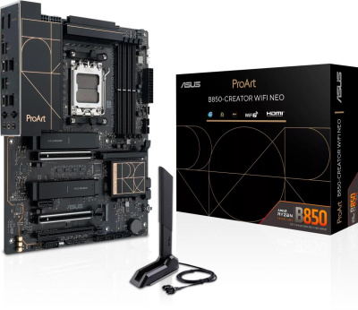 ����������� ����� Asus PROART B850-CREATOR WIFI NEO, Socket AM5, AMD B850, ATX, Ret