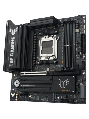 ����������� ����� ASUS TUF GAMING B850M-PLUS WIFI7, AM5, B850, 4*DDR5, 4*SATA, 3*M.2, 7*USB 3.2, 4*USB 2.0, Type-C, 1*PCIx16, 1*PCIx1, DP+HDMI, mATX; 90MB1MU0-M0EAY0