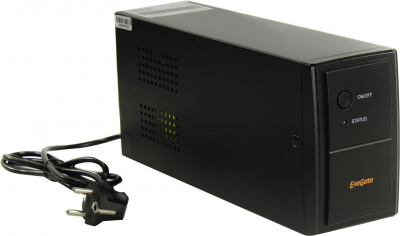 ��� ExeGate Power Back BNB-650.LED.AVR.EURO.RJ.USB (650VA/360W, LED, AVR,2 �����������, RJ45/11, USB, Black) EP285555RUS