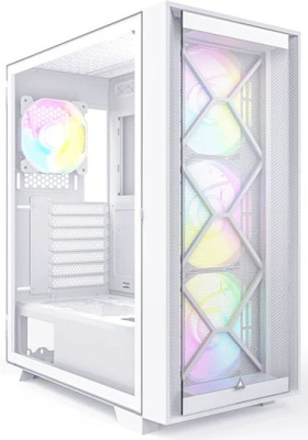 ������ Montech AIR 1000 PREMIUM White / ATX / 4x120mm ARGB fans & hub / AIR1000PW