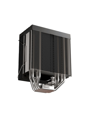 ����� 1STPLAYER FROST BITE FB12-4 Black / 4HPx6mm, single tower, 210W TDP, 1x120mm fan, 800-2300 RPM, 70.15 CFM, 34.8 dBA / FB12-4-BK