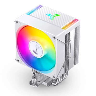 ����� ��� ���������� JONSBO CR-1400 EVO White LGA1700/1200/115X/AM5/AM4 (TDP 180W, PWM, 92mm Dynamic Multi-Color LED Fan, 4 �������� ������, �����, 4-pin) Retail