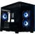 ������ XASTRA QR600M 3ARGB C10-UC Black mATX/Aquarium/Curve Glass /Led Strip/3x120mm ARGB PWM FM fans/ Argb+PWM HUB 10port /Type-C/ QR600M-3FM12A-C10-UC-L