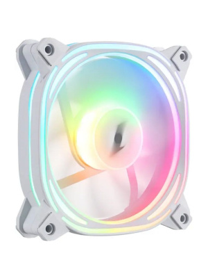 ���������� 1STPLAYER FB7R White / 120mm ARGB 3pin 5V PWM 4pin 12V 600-1800rpm 37.65cfm 38.67dBA / FB7R-WH / BULK