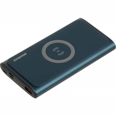 ��������� ����������� Digma DGPQ10G 10000mAh 3A QC PD 20W ������������ ������� ����� (DGPQ10G22CBL)