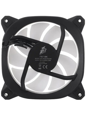 ���������� 1STPLAYER FB7 Black / 120mm ARGB 3pin 5V PWM 4pin 12V 600-1800rpm 45.12cfm 47.2dBA / FB7-BK / BULK