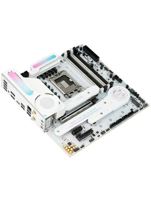 ����������� ����� Maxsun MS-iCraft B760M CROSS B760, LGA1700, 4*DDR5, 1*PCIEx16, 1*PCIEx4, 1*PCIEx1, 3*M.2, 1*TypeC, 6*USB3.2Gen1, 8*USB2.0, 4*SATA3.0, 2.5G, DP, HDMI, M-ATX, RTL