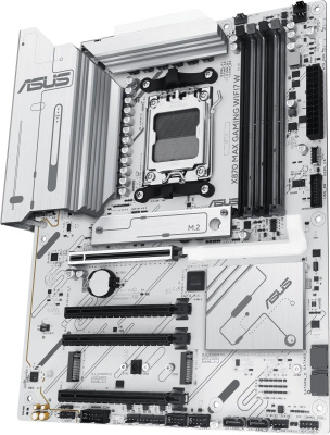 ����������� ����� ASUS X870 Max Gaming WiFi7 W AMD X870, AM5, ATX, Ret 90MB1LZ0-M0EAY0
