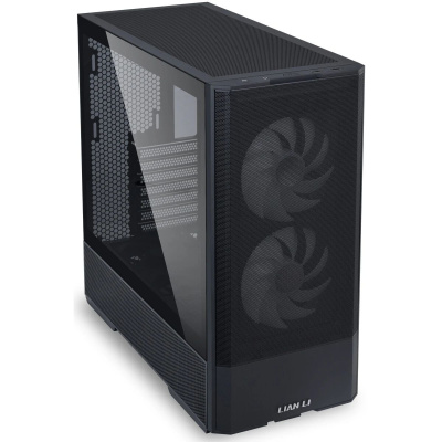 ������ Lian Li Lancool 207 / Black / Mid-Tower, TG / 2x 140mm ARGB + 2x 120mm non LED fans inc. / G99.LAN207RX.10RS
