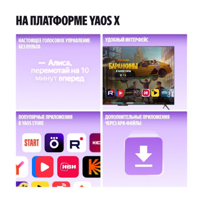 ��������� LED 50" ������ �� ������� ������ (YNDX-00075B)