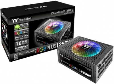 ���� ������� 1250W Thermaltake Toughpower iRGB PLUS 1250W Titanium (PS-TPI-1250DPCTEU-T)
