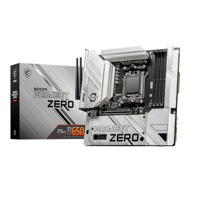 ����������� ����� MSI B650M PROJECT ZERO, B650, AM5, mATX, Ret