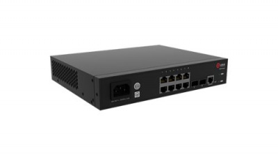 ����������� ���������� Qtech QSW-4610-10T-POE-AC ������ L2+ � ���������� PoE 8 ������ 10/100/1000BASE-T, 2 ����� ����� 1000BASE-T\SFP