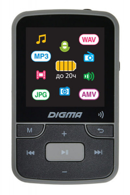 ����� Hi-Fi Flash Digma Z4 BT 16Gb ������/1.5"/FM/microSDHC/clip