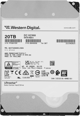 Ƹ����� ���� 20TB SATA-III WD DC HC555 (0B48696)