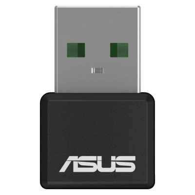 ������� Asus USB-AX55 NANO // WI-FI 802.11ax/ac/a/g/n, 400 + 867 Mbps USB 3.0 Adapter + 2 antenna ; 90IG06X0-MO0B00