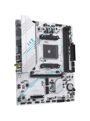 ����������� ����� MAXSUN MS-B550M GAMING WIFI ICE (Socket AM4, mATX, 4*DDR4(64Gb), DP/HDMI,  3*SATA3, 2*M.2,  1*PCIEx16/1*PCIEx4, 4*USB2.0, 2*USB 3.0, LAN 1*1G, Bluetooth,  Wi-Fi 802.11ac, RTL)